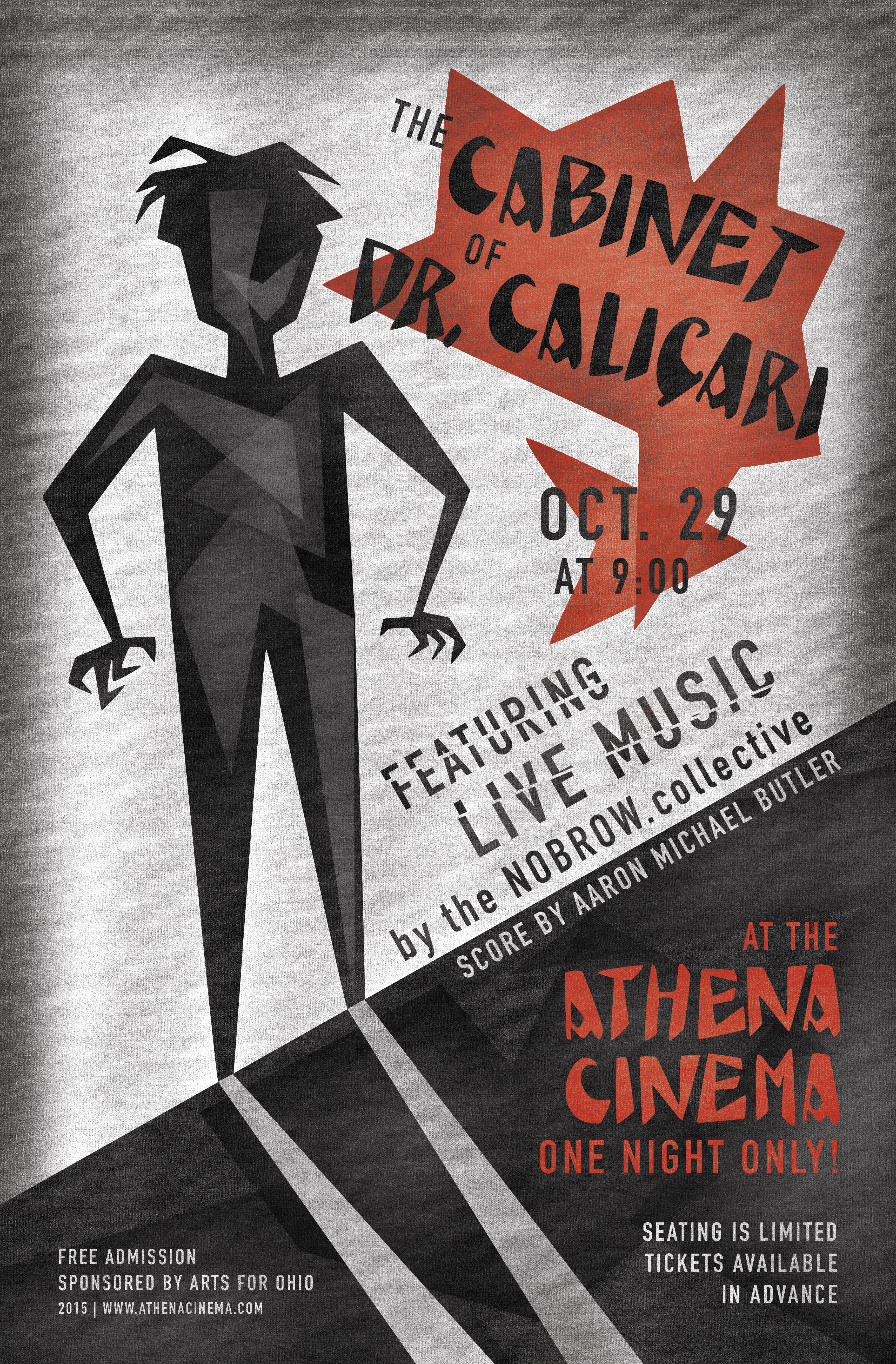 The Cabinet Of Dr Caligari Featuring Live Music The Athena Cinema